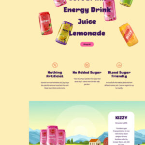 Thiết kế website đồ uống