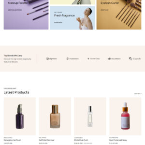 Thiết kế website bán mỹ phẩm