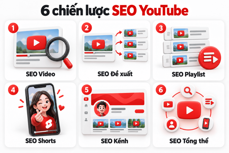 6 chiến lược cốt lõi để SEO youtube