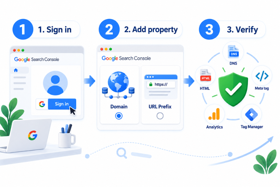 Cách cài đặt Google Search Console cho website