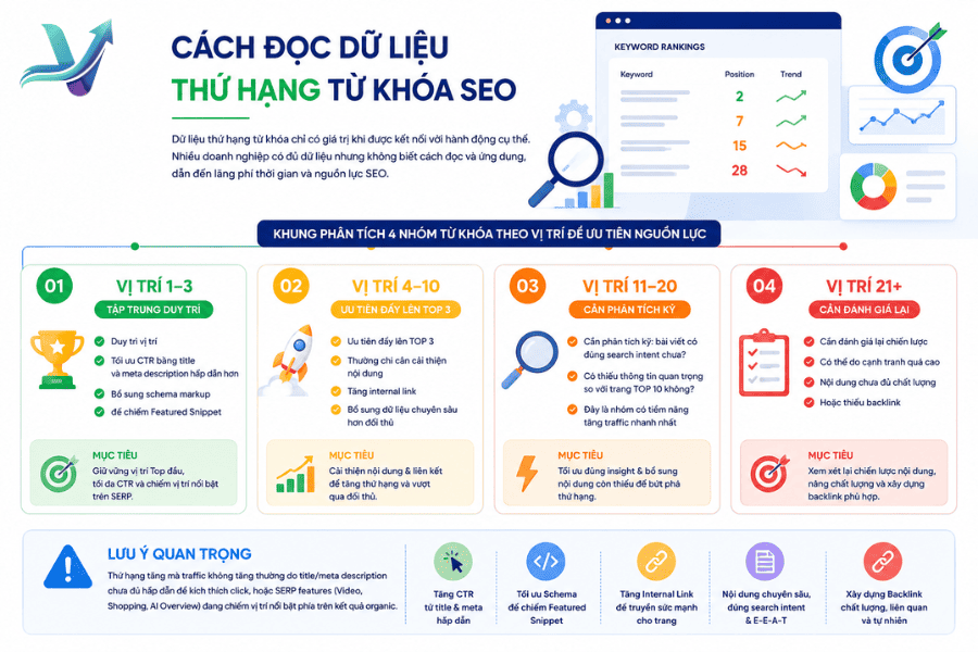 Cách đọc dữ liệu từ khóa SEO