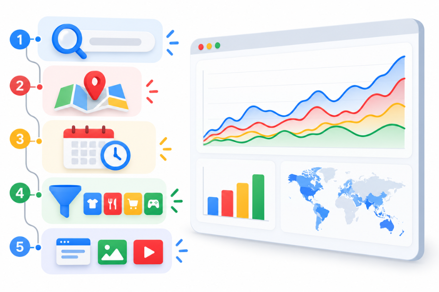 Cách xài Google trends chi tiết