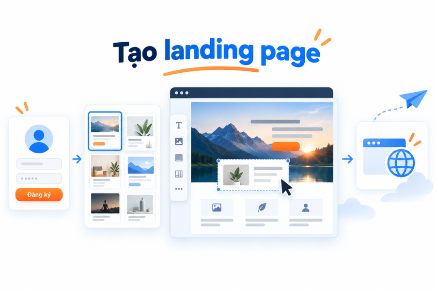 Phương pháp tạo landing page trên ladipage