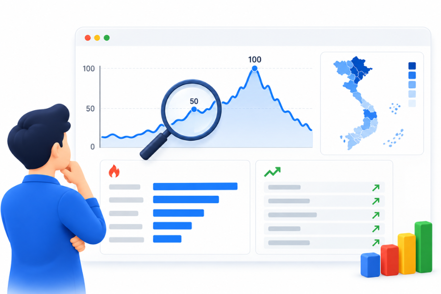 Đọc và phân tích chỉ số Google Trends