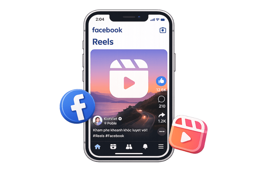 Kích thước chuẩn của video quảng cáo facebook reel và stories