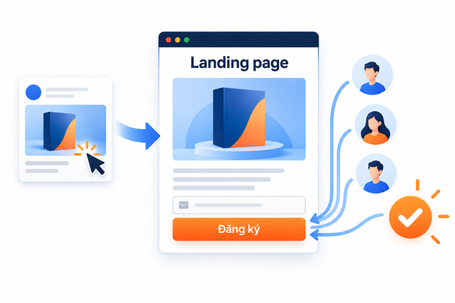 Khái niệm landing page