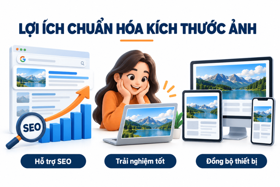 Lợi ích khi tối ưu kích thước web