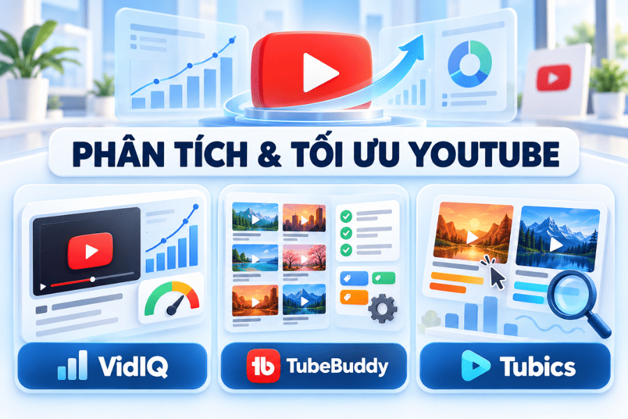 Nhóm công cụ phân tích và tối ưu SEO Youtube