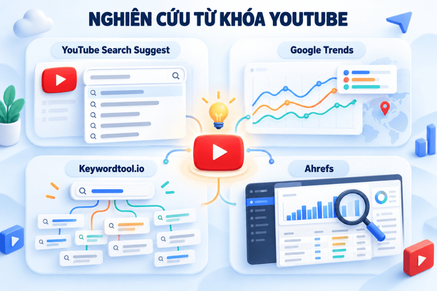 Nhóm công cụ nghiên cứu từ khóa SEO youtube