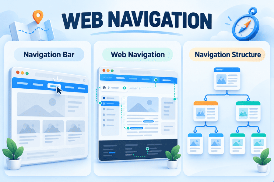 Phân biệt Nagivation và web nagivation