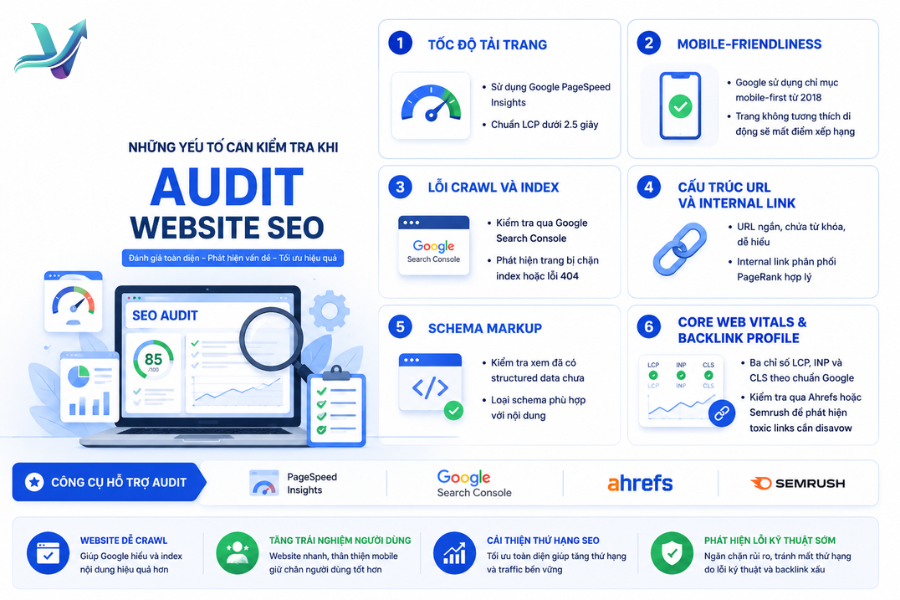phân tích và lên kế hoạch audit web trước khi lên kế hoạch SEO