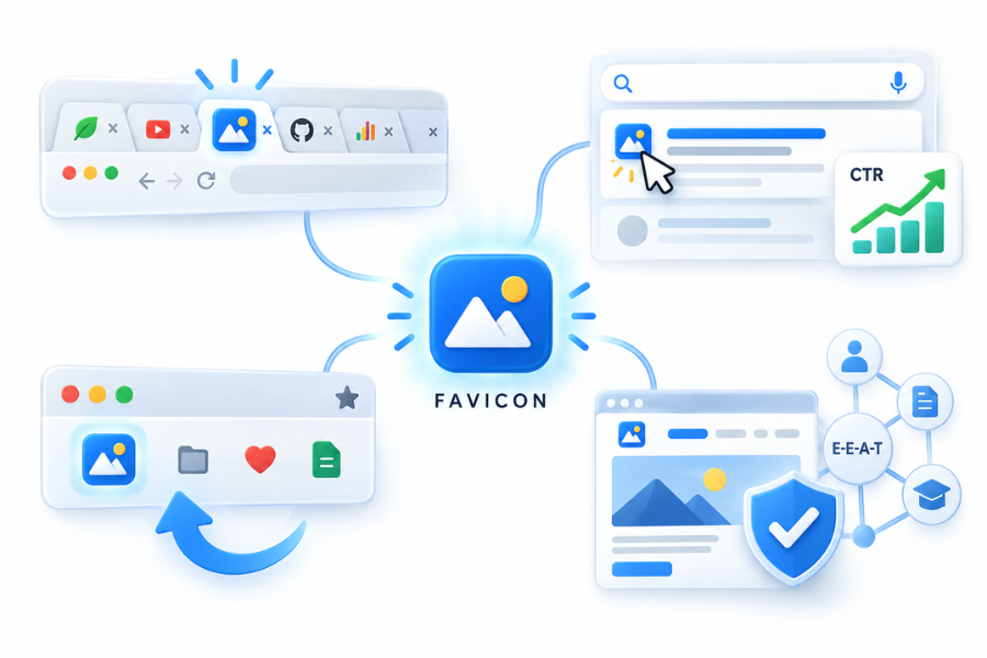Vì sao favicon lại quan trọng cho website và SEO