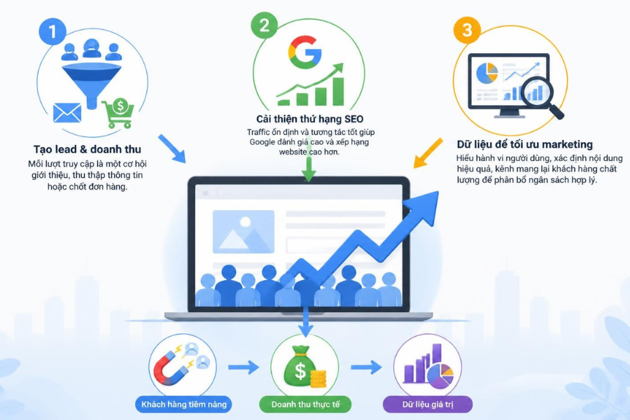 Tại sao doanh nghiệp cần tăng traffic cho website