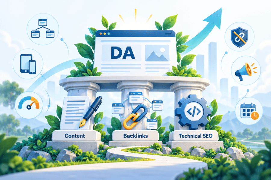 Cách tăng Domain Authority hiệu quả