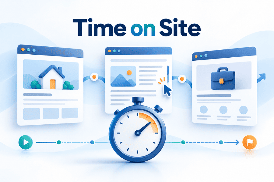 Cách tính time on site và ví dụ thực tế