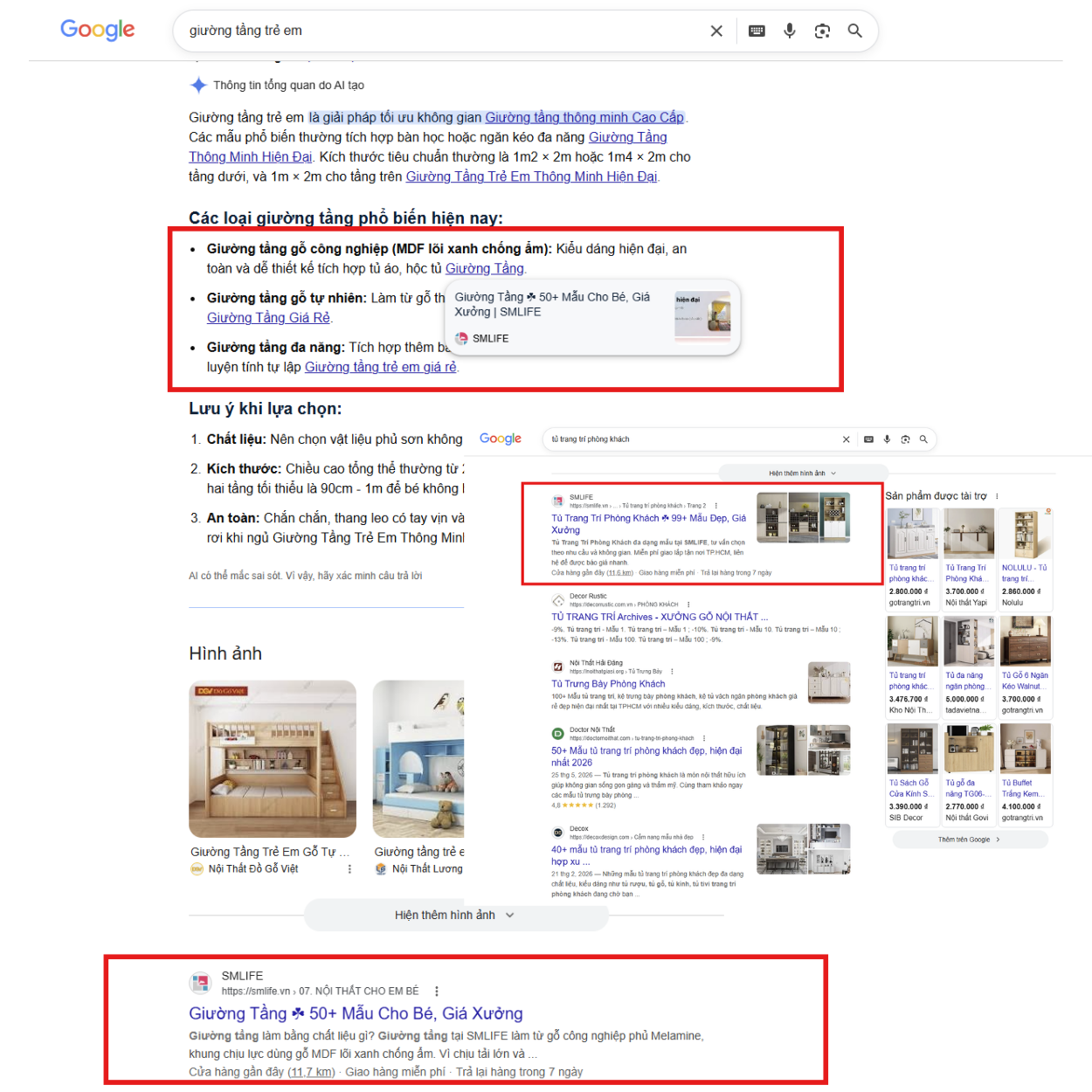 Dự án SEO SM Life