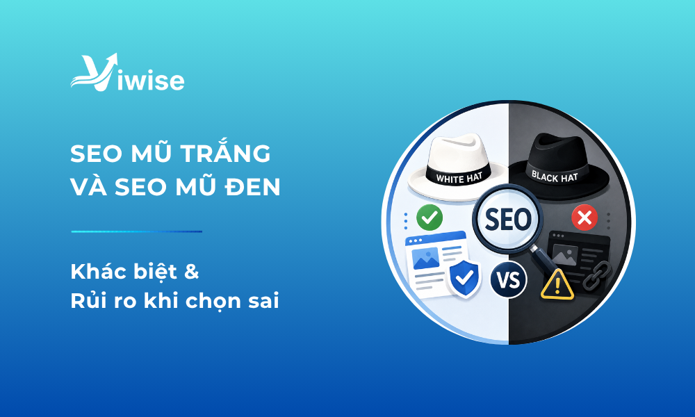 SEO mũ trắng và SEO mũ đen: khác biệt và rủi ro khi chọn sai phương pháp