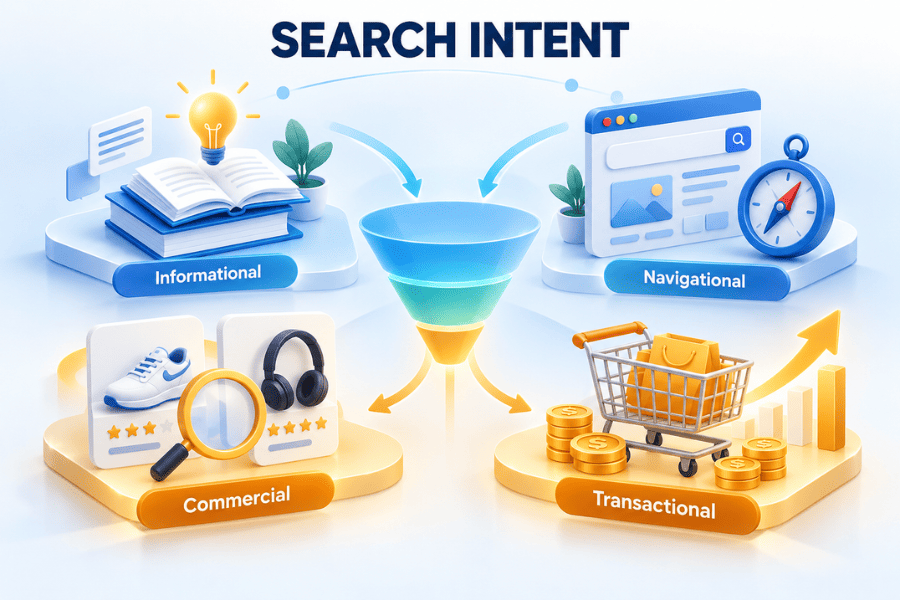Tư duy phân loại từ khóa theo Search Intent